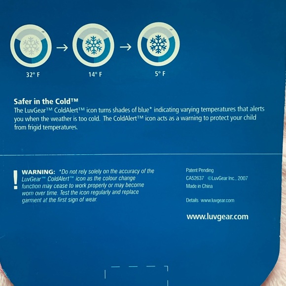 Cold Alert Baby Girl Snowsuit - Picture 2 of 6